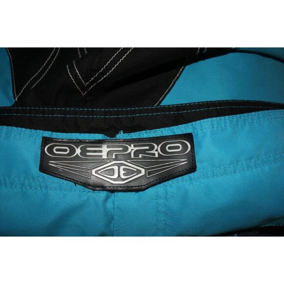 Mens 2XB Swim Board Shorts Big and Tall Blue Riders Series Ocean and Earth Beach - Picture 6 of 8